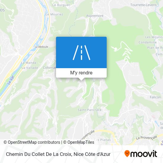 Chemin Du Collet De La Croix plan