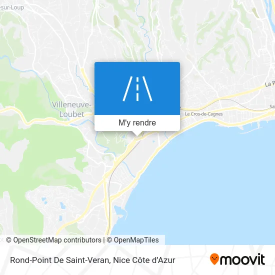 Rond-Point De Saint-Veran plan