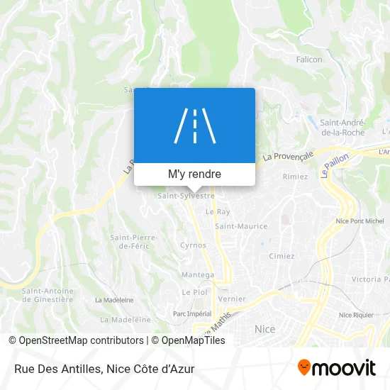Rue Des Antilles plan