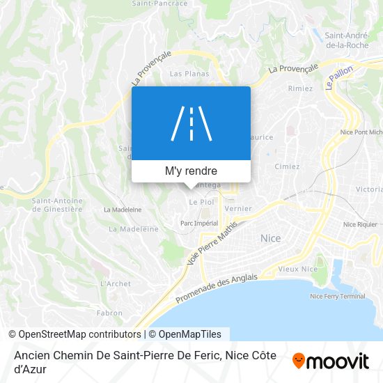 Ancien Chemin De Saint-Pierre De Feric plan