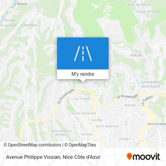 Avenue Philippe Vissian plan