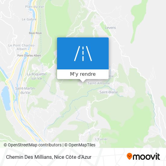 Chemin Des Millians plan