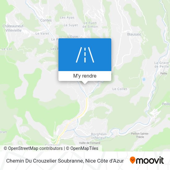 Chemin Du Crouzelier Soubranne plan