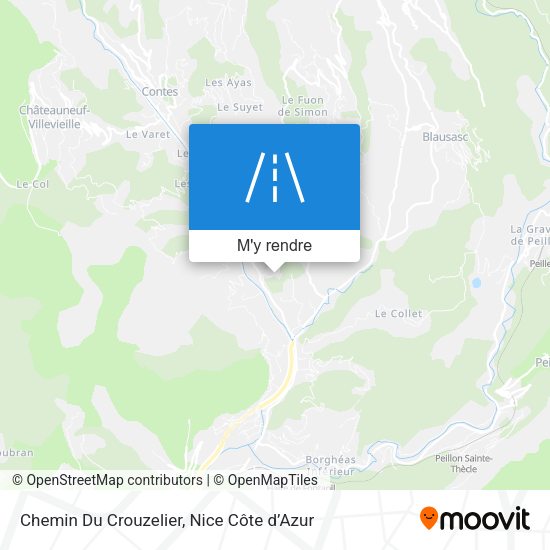Chemin Du Crouzelier plan