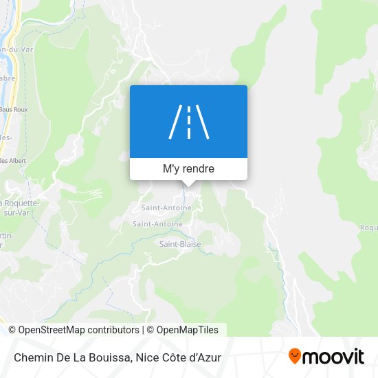 Chemin De La Bouissa plan