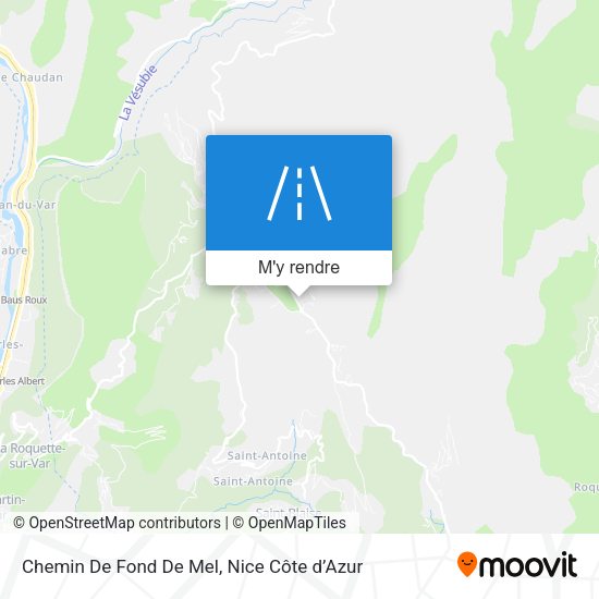 Chemin De Fond De Mel plan