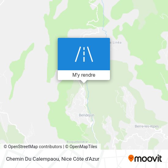 Chemin Du Calempaou plan