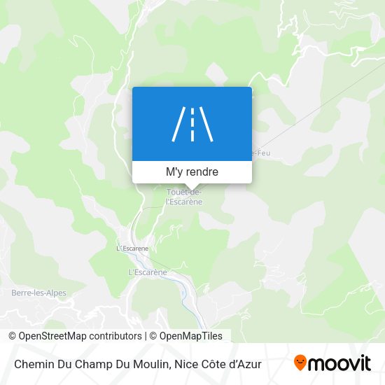 Chemin Du Champ Du Moulin plan