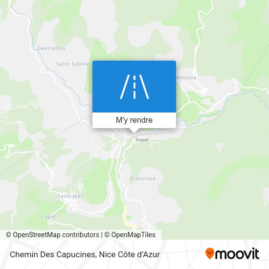 Chemin Des Capucines plan