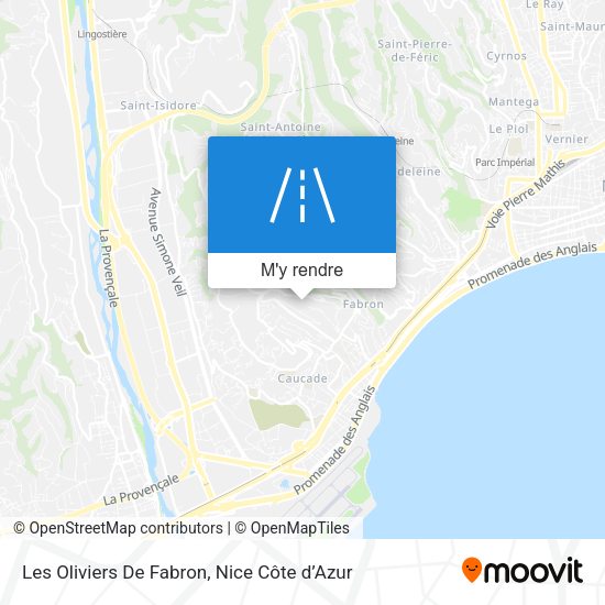 Les Oliviers De Fabron plan