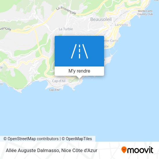 Allée Auguste Dalmasso plan