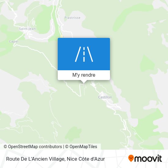 Route De L'Ancien Village plan