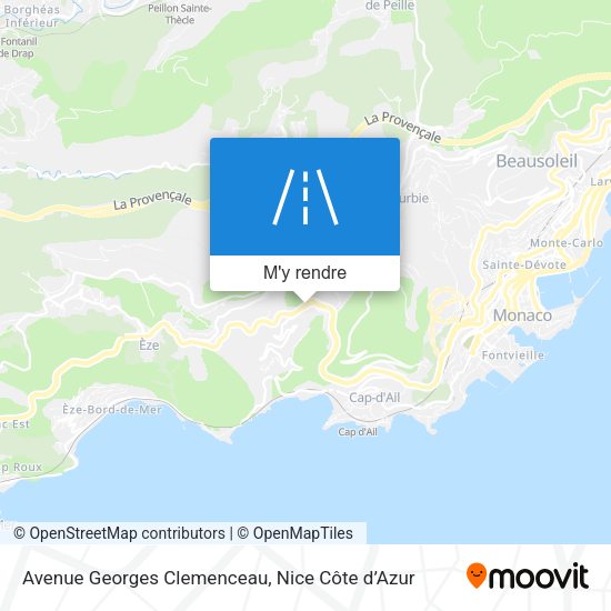 Avenue Georges Clemenceau plan
