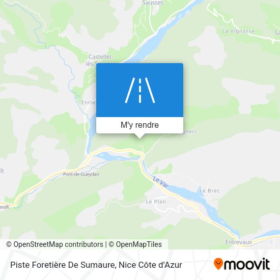 Piste Foretière De Sumaure plan