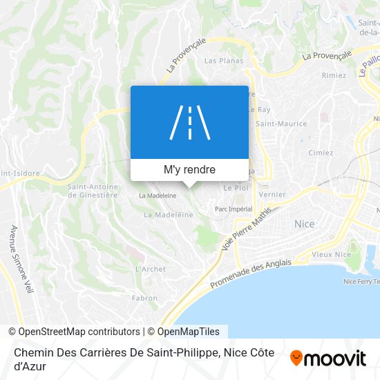 Chemin Des Carrières De Saint-Philippe plan