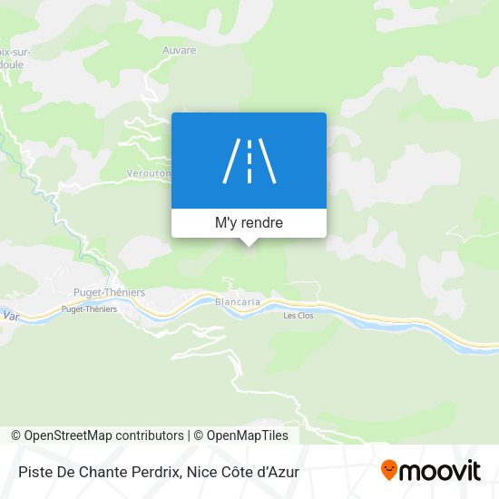 Piste De Chante Perdrix plan