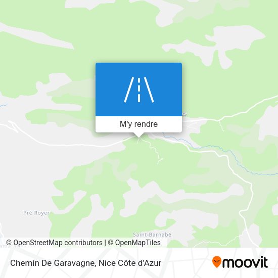 Chemin De Garavagne plan