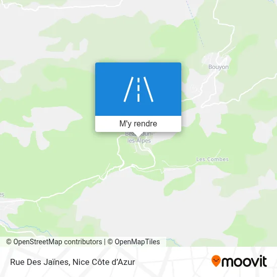 Rue Des Jaïnes plan