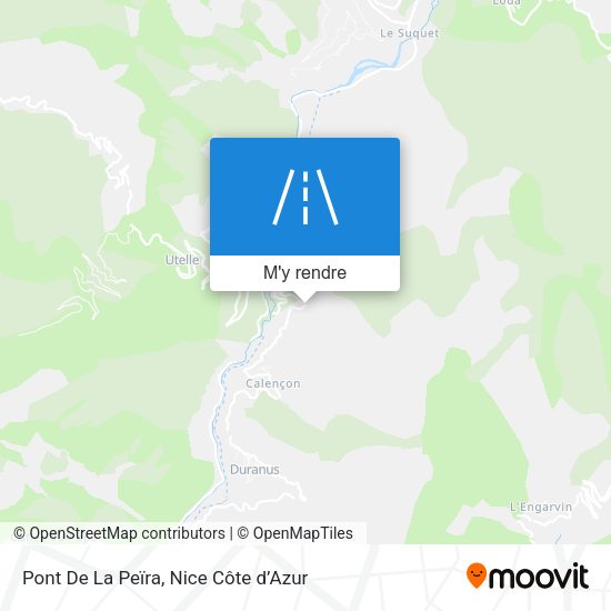 Pont De La Peïra plan