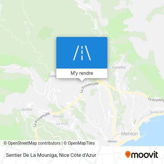 Sentier De La Mouniga plan