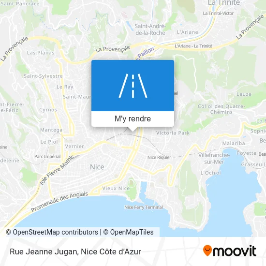 Rue Jeanne Jugan plan