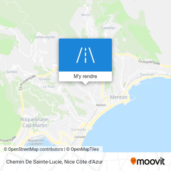 Chemin De Sainte-Lucie plan