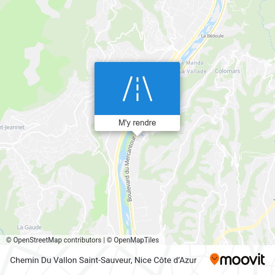 Chemin Du Vallon Saint-Sauveur plan