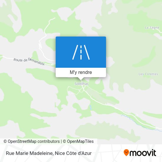 Rue Marie Madeleine plan