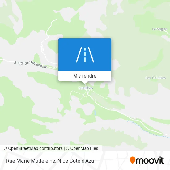 Rue Marie Madeleine plan