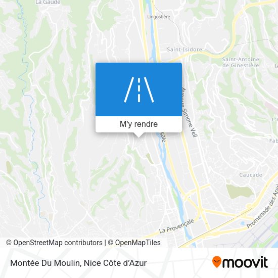 Montée Du Moulin plan