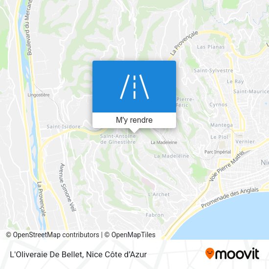 L'Oliveraie De Bellet plan