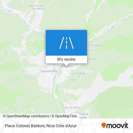 Place Colonel Baldoni plan