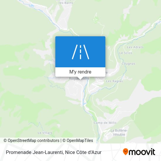 Promenade Jean-Laurenti plan
