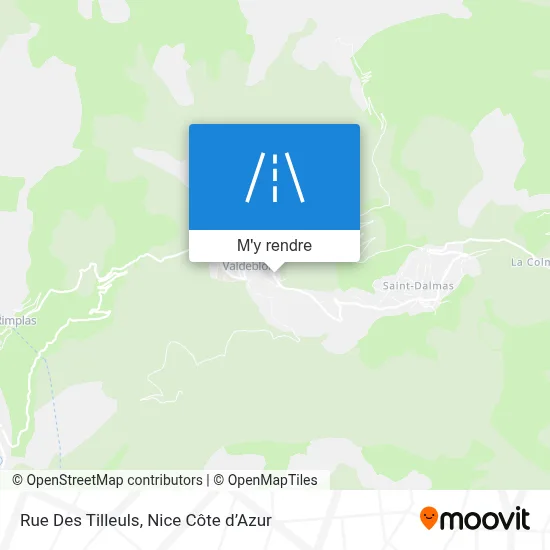 Rue Des Tilleuls plan