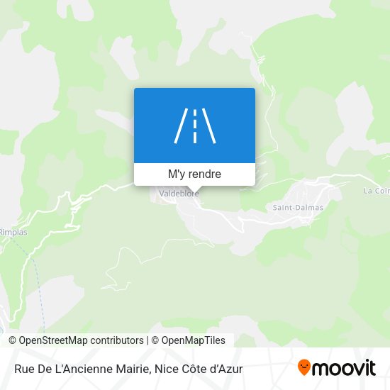 Rue De L'Ancienne Mairie plan