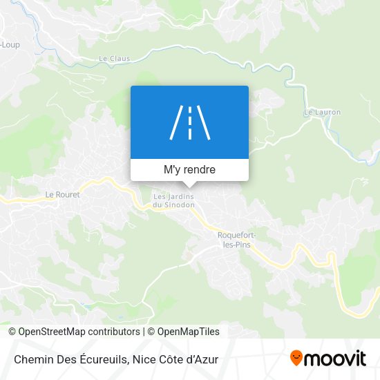 Chemin Des Écureuils plan