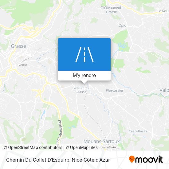 Chemin Du Collet D'Esquirp plan