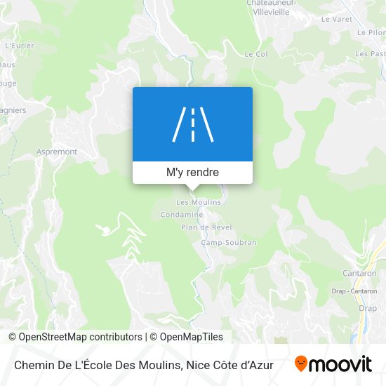 Chemin De L'École Des Moulins plan