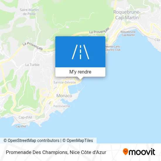 Promenade Des Champions plan