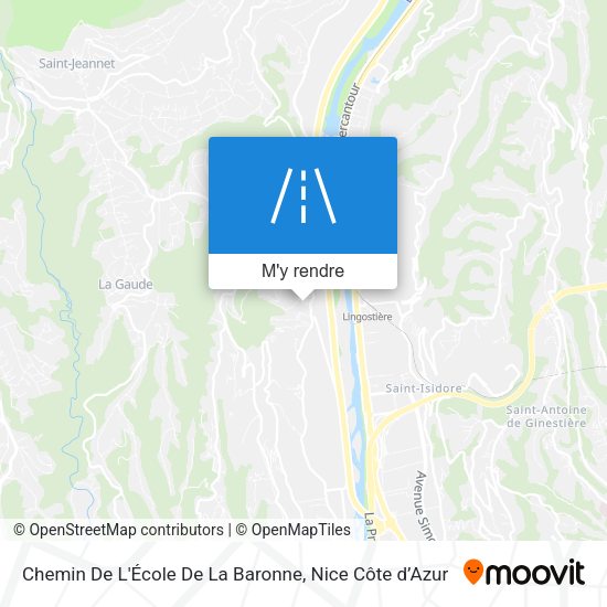 Chemin De L'École De La Baronne plan