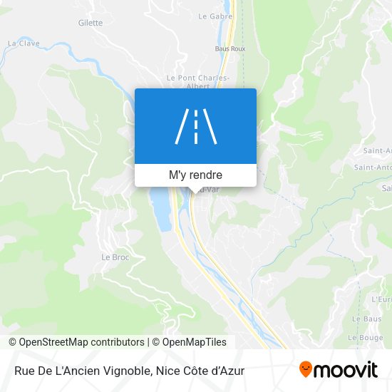 Rue De L'Ancien Vignoble plan
