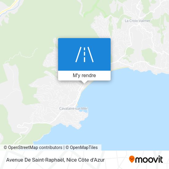 Avenue De Saint-Raphaël plan