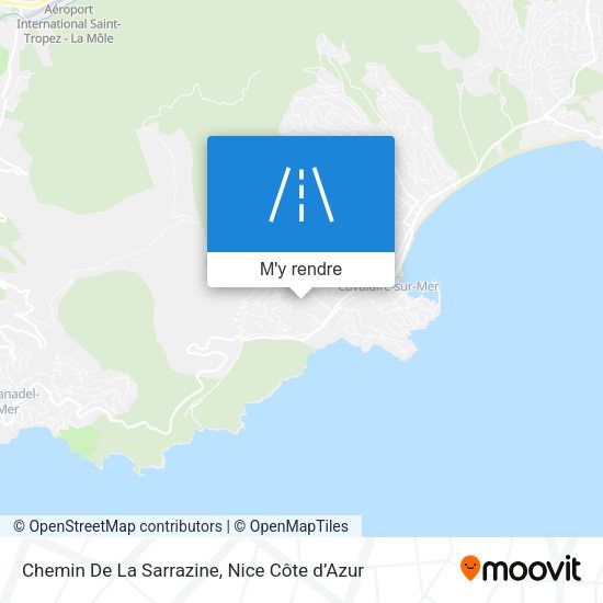 Chemin De La Sarrazine plan