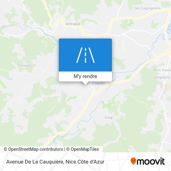 Avenue De La Cauquière plan
