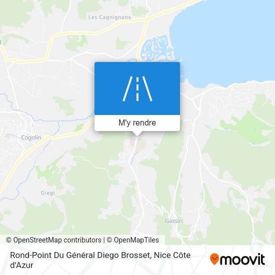 Rond-Point Du Général Diego Brosset plan