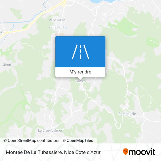 Montée De La Tubassière plan