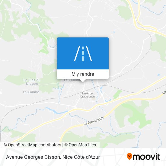 Avenue Georges Cisson plan