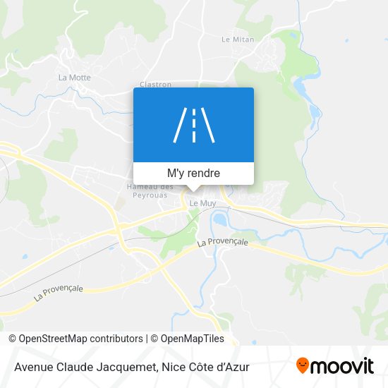 Avenue Claude Jacquemet plan