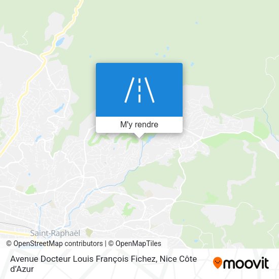 Avenue Docteur Louis François Fichez plan