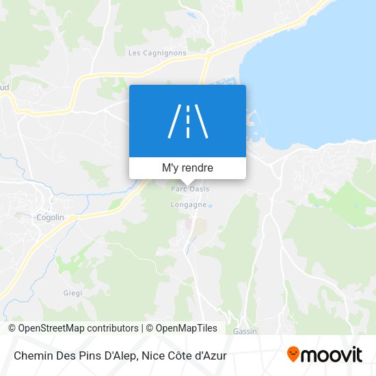 Chemin Des Pins D'Alep plan